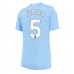 Manchester City John Stones #5 Hemma matchtröja Dam 2023-24 Kortärmad Billigt